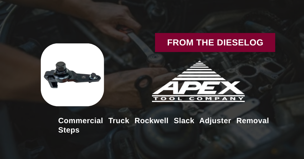Step-by-step close up layout of ATC1695 puller forcing screw seated against a splined S-cam shaft